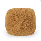 Modern Microfiber Chenille Round Pouf - NH011413