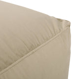 Modern Velveteen Cube Pouf - NH767313