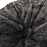 Modern Glam 5 Foot Short Faux Fur Bean Bag - NH499313