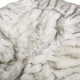 Modern Glam 5 Foot Short Faux Fur Bean Bag - NH499313