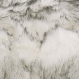 Modern Glam 5 Foot Short Faux Fur Bean Bag - NH499313