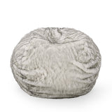 Modern Glam 5 Foot Short Faux Fur Bean Bag - NH499313