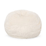 Modern Glam 5 Foot Short Faux Fur Bean Bag - NH499313
