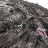 Modern Glam 5 Foot Short Faux Fur Bean Bag - NH499313