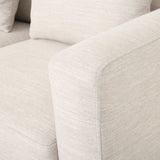 Contemporary Fabric 3 Seater Sofa with Accent Pillows - NH249413