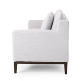 Contemporary Fabric 3 Seater Sofa with Accent Pillows - NH249413