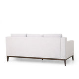 Contemporary Fabric 3 Seater Sofa with Accent Pillows - NH249413