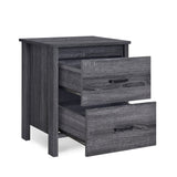 Contemporary 2 Drawer Nightstand - NH409413