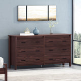 Contemporary 6 Drawer Dresser - NH809413