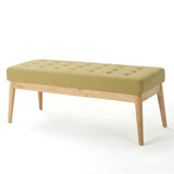 Modern Mid-Century Fabric Bench - NH612003