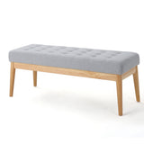 Modern Mid-Century Fabric Bench - NH612003