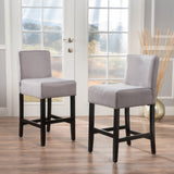 Modern 26-Inch Fabric Counter Stool (Set of 2) - NH684992