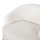 Anaura Contemporary Boucle Upholstered Club Chair