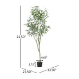 Bowrun Artificial Eucalyptus Leaf Tree