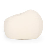 Modern 3 Foot Shearling Bean Bag - NH715513