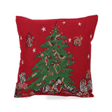 Modern Fabric Christmas Throw Pillow - NH208313