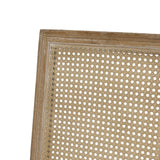 French Country Wood and Cane Upholstered Dining Chair, Set of 4 - NH494513
