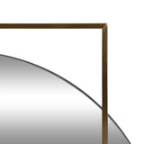 Modern Round Framed Wall Mirror - NH455313