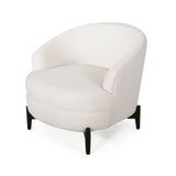 Anaura Contemporary Boucle Upholstered Club Chair