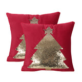 Glam Velvet Christmas Throw Pillow - NH518313