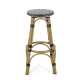 Dohney Outdoor French Aluminum 29.5 Inch Barstools, Set of 2