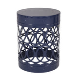 Pellerin Outdoor Metal Side Tables, Set of 2