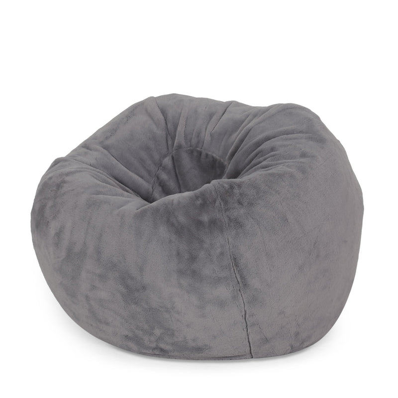 Modern Glam 3 Foot Faux Fur Bean Bag - NH325513