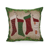 Modern Fabric Christmas Throw Pillow - NH597313