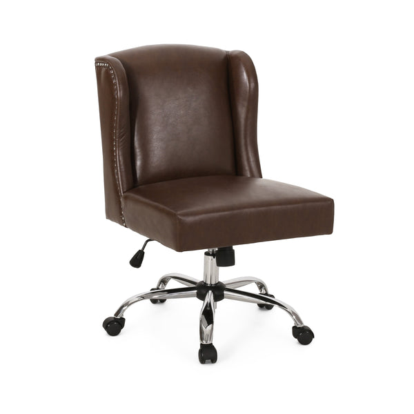 Contemporary Wingback Swivel Office Chair - NH241313