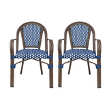 Symonds Outdoor French Bistro Chairs, Set of 2