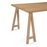 Mid-Century Modern 5 Piece Dining Set with A-Frame Table - NH543313