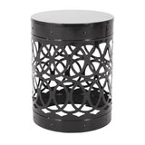 Pellerin Outdoor Metal Side Tables, Set of 2