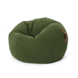 Contemporary Bean Bag with Vinyl Straps - NH112413