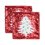 Glam Sequin Christmas Throw Pillow Cover - NH587313
