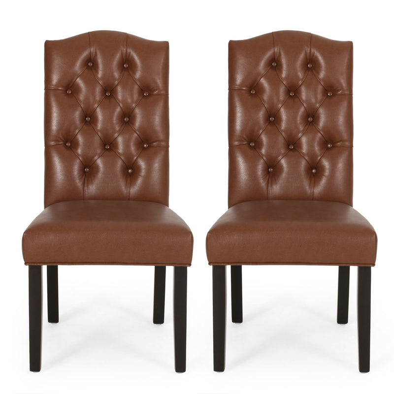 Contemporary Tufted Dining Chairs, Set of 2 - NH685413