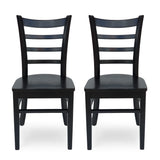 Farmhouse Wooden Dining Chairs (Set of 2) - NH486313