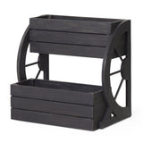 Outdoor 2 Tier Acacia Wood Planter - NH031413