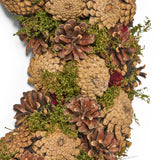 18.5" Pine Cone Unlit Artificial Christmas Wreath - NH266313