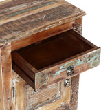 Boho Handcrafted Wood Nightstand - NH832413