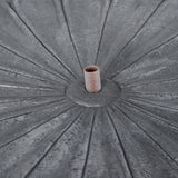 Outdoor Flower Bowl Fountain, Light Gray - NH847413
